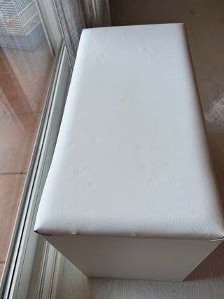 Banco Zapatero con Asiento Blanco