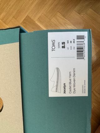 Zapatos Toms Azul