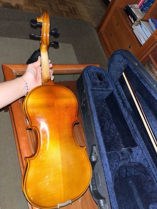 Violín4/4 con funda,brea,almohadilla y cuerdasGDA