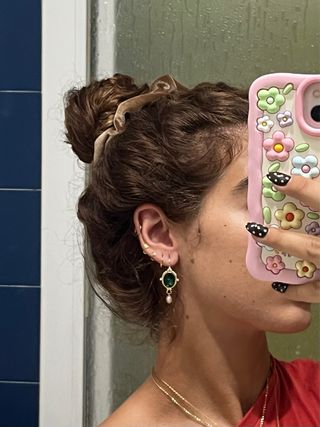 Pendientes victorianos colgantes