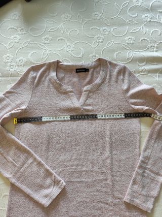 Pullover de malha fina Inextenso Rosa