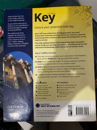Key to Bachillerato 1. Student's Book. 2 Edition