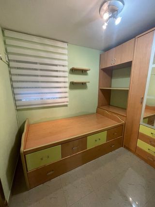 Dormitorio juvenil con cama nido