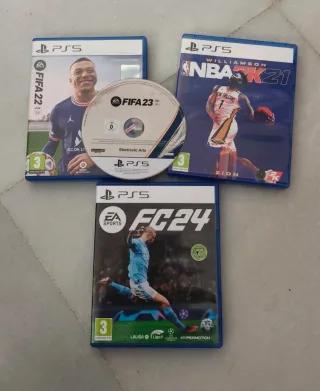 4 Juegos PS5: NBA 2K21, FIFA 22, FIFA 23, FIFA 24