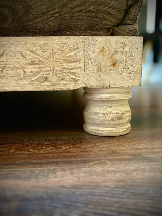 Sofá Étnico Beige y Multicolor