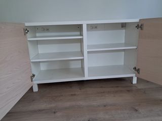 Mueble TV IKEA Bestå Beige/Blanco