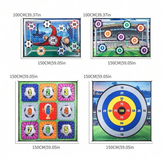 Set Gioco Tiro al Bersaglio Calcio Bambini