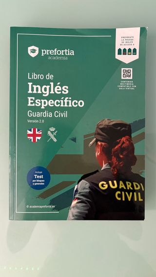Libro Inglés Guardia Civil Prefortia Academia