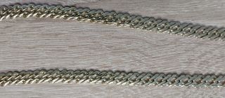Cadena tejido chinos oro laminado 14k 