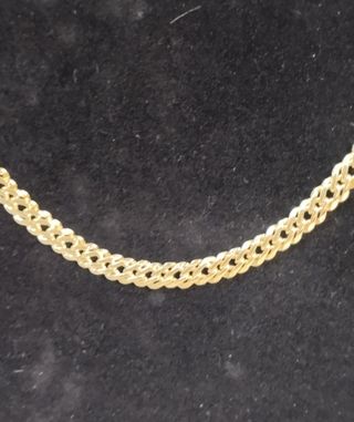 Cadena tejido chinos oro laminado 14k 