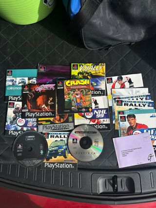 Manuales y juegos PS1 (PlayStation)