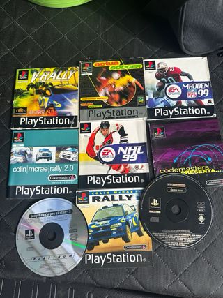 Manuales y juegos PS1 (PlayStation)