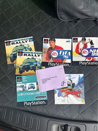 Manuales y juegos PS1 (PlayStation)