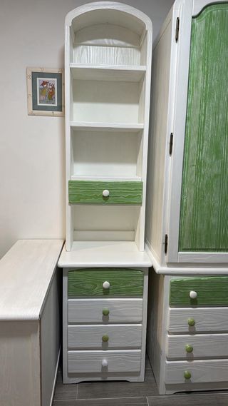 Conjunto Muebles Madera Maciza 