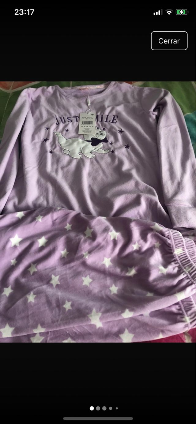 Pigiama da bambina molto morbido Taglia 12