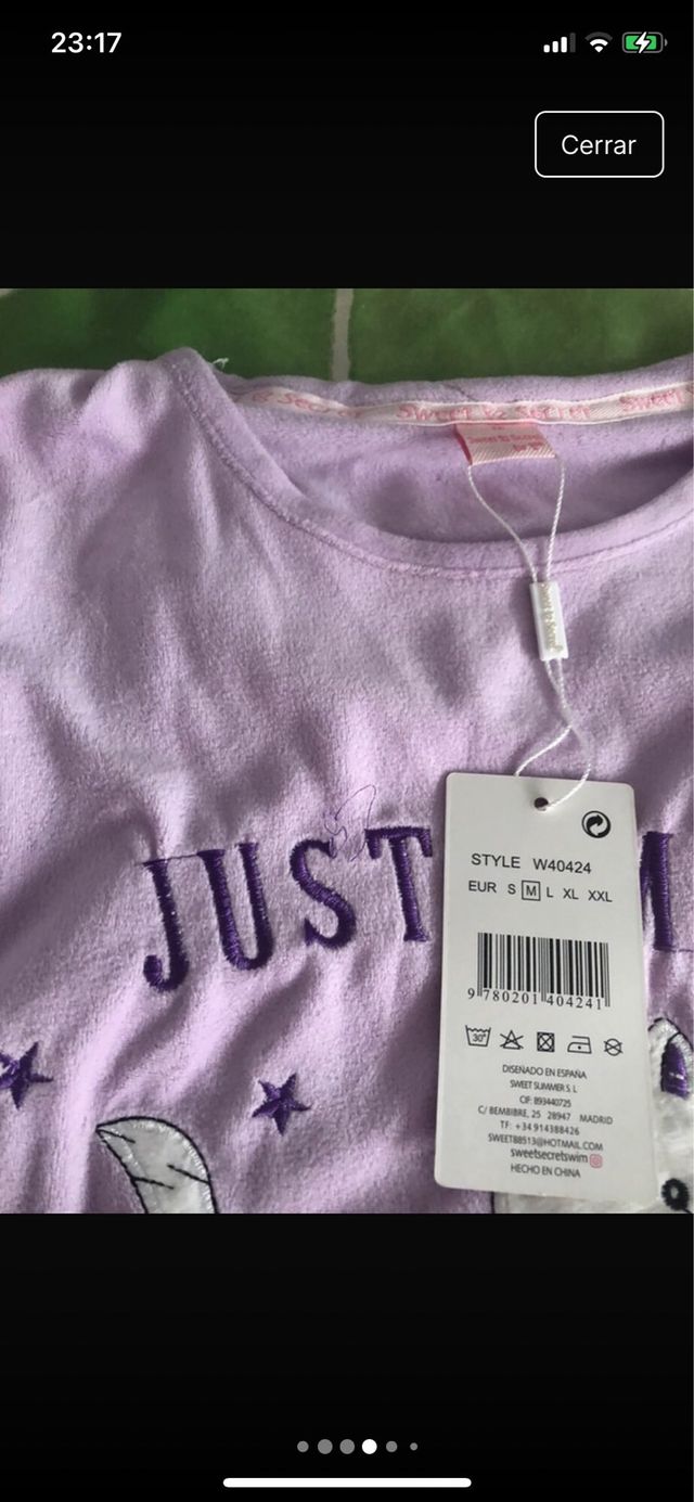 Pigiama da bambina molto morbido Taglia 12