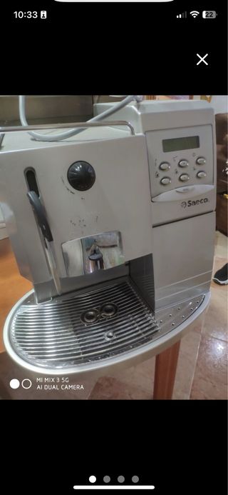 Cafetera Saeco Plata