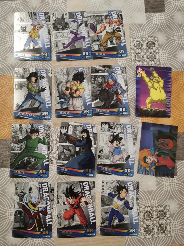Carte della collezione Dragon Ball Super