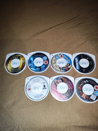 Lotto 7 film UMD per PSP