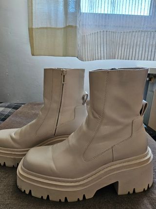 Botines crudo Mujer