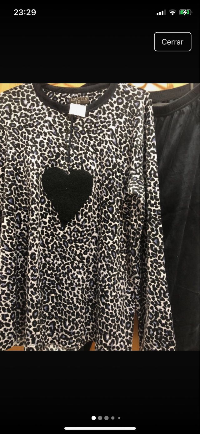 Pigiama donna stampato cuore 2XL