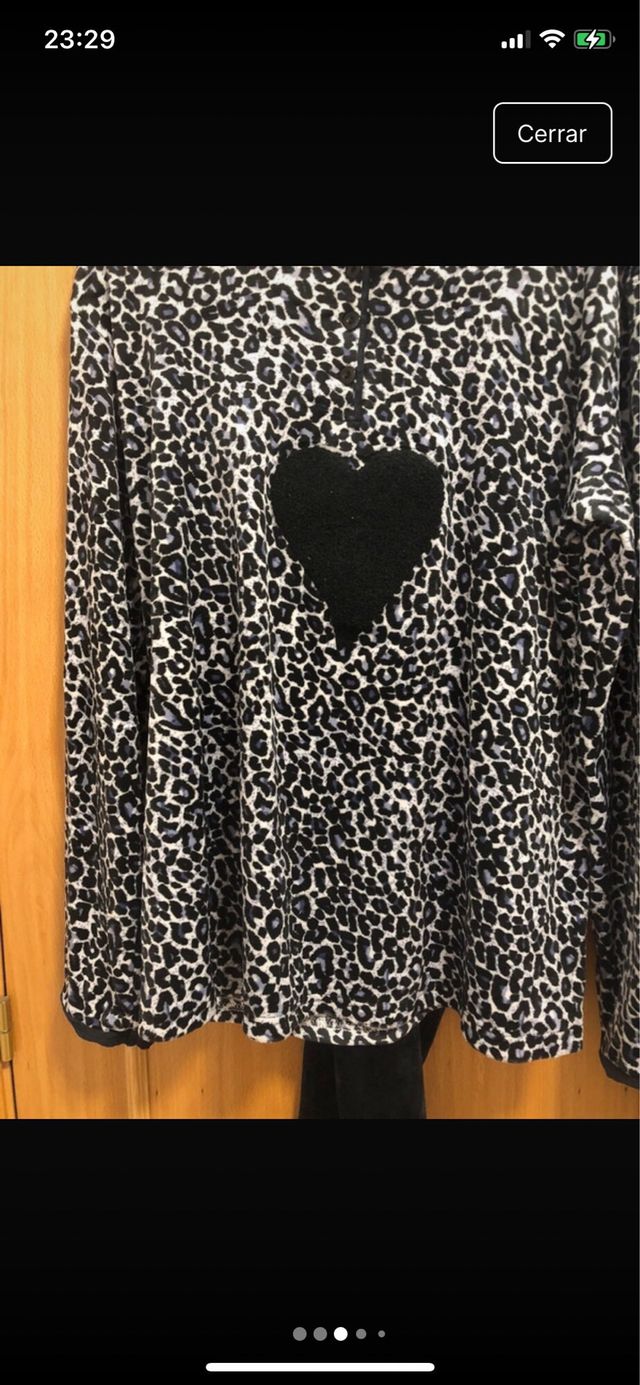 Pigiama donna stampato cuore 2XL