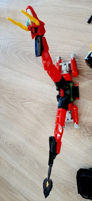 Thunderzord y Dragónzord Bandai 1994 power rangers