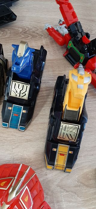 Thunderzord y Dragónzord Bandai 1994 power rangers