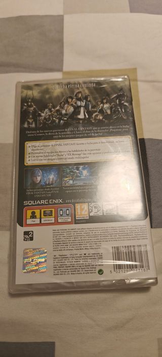 Dissidia 012 Final Fantasy PSP Precintado