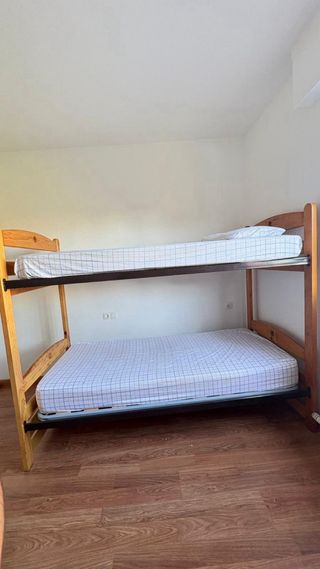 Litera 90cm con colchones y somieres 
