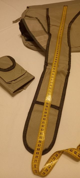 Bandolera de Viaje Beige con Castillo Dorado