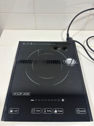 Vitrocerámica INDUCCIÓN portátil König