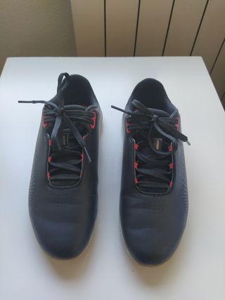 Zapatillas Puma Ferrari Niños Negras y Rojas