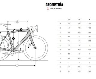 Bicicleta caretera Ridley Noah Disc 2025 Talla XXS