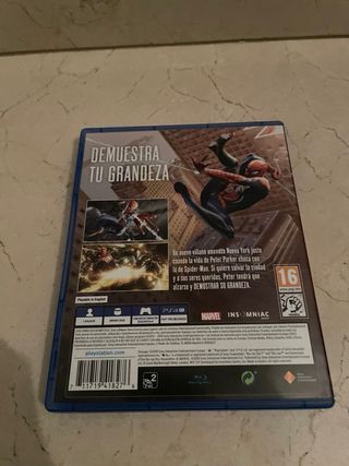 Marvel Spider-Man PS4 Juego