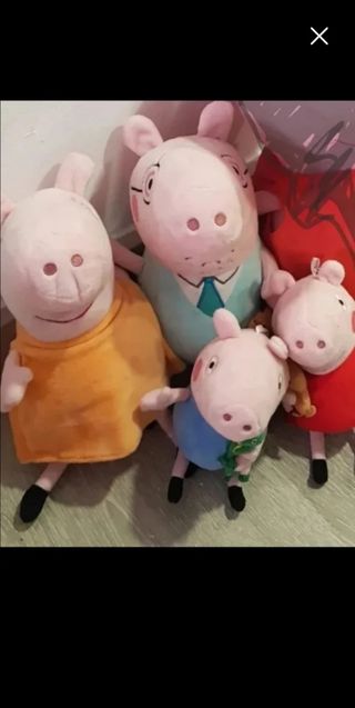 Familia Pig Peluches