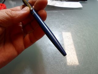 Bolígrafo Mont Blanc Azul y Dorado