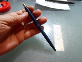 Bolígrafo Mont Blanc Azul y Dorado