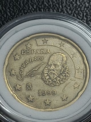 20 céntimos España 1999 Cervantes
