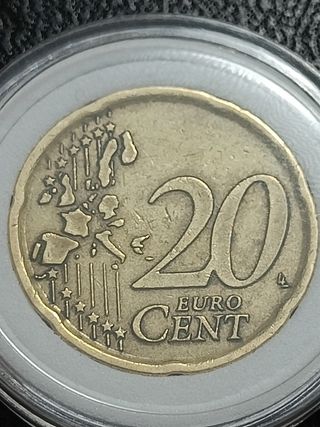 20 céntimos España 1999 Cervantes