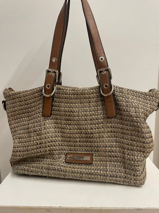 Bolso Binnari Beige y Marrón