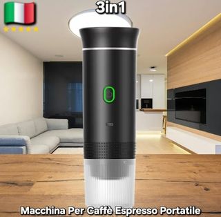Macchina Caffè Espresso Portatile 3in1 Wireless