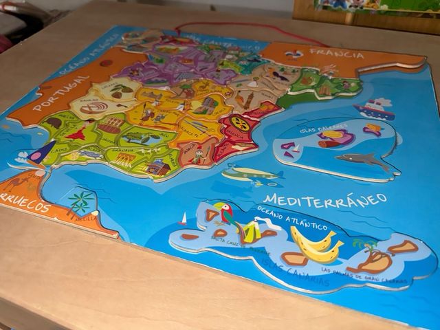 Mapa magnético de España Janod