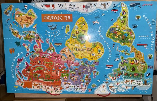 Mapa del Mundo Magnético Janod