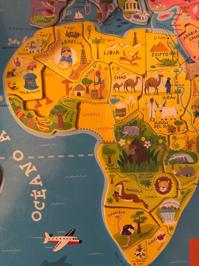 Mapa del Mundo Magnético Janod