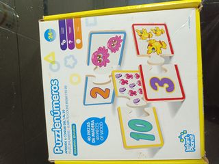 Puzzle Números Animales Infantil