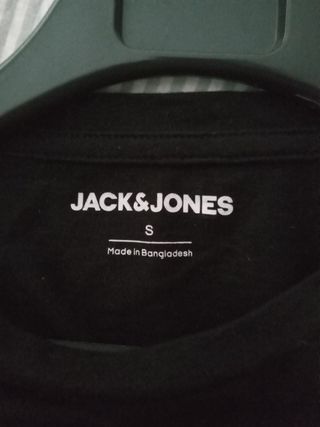 Camiseta Jack Jones Negra Talla S
