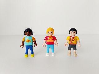 Lote 3 figuras Playmobil niños