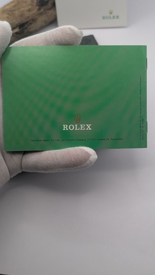 Libretto Manuale Originale Rolex