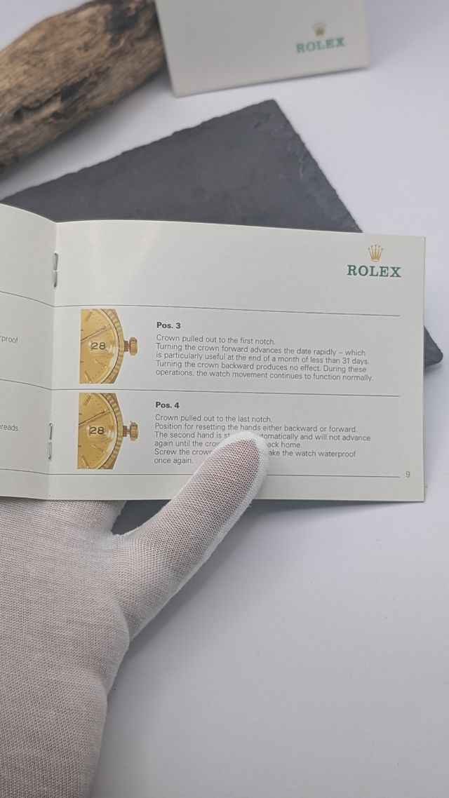 Libretto Manuale Originale Rolex